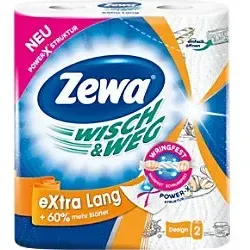 Zewa Wisch & Weg Küchenrollen extra lang 2 Rollen à 72 Blatt