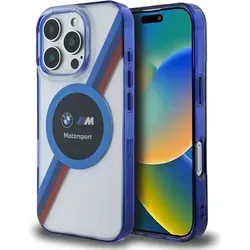 BMW BMHMP16X23HTPUT Hardcase für iPhone 16 Pro Max - Taschen & Schutzhüllen mit leichtem, magnetischem Design für kabelloses Laden und optimalen Kratzschutz. Ideal für Motorsport-Fans!
