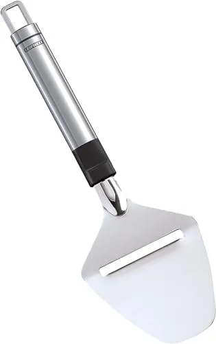 Leifheit Hartkäsehobel ProLine-Serie, Käsehobel aus rostfreiem Edelstahl, Käsemesser, Käseschneider für Hart- und Schnittkäse, cheese slicer, Käseschaber in edlem Design ideal zum Servieren am Tisch