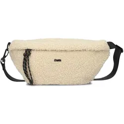 zwei Teddy TEDH80 Gürteltasche 40 cm (creme) - Gürteltasche in elegantem Creme, leicht und geräumig mit 4 Litern Volumen – der perfekte modische Begleiter für jeden Anlass.