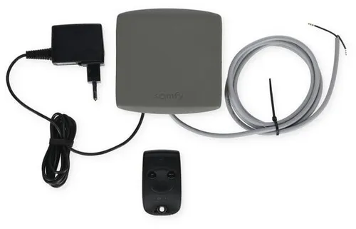 Somfy Funksteuerung RTS 2-Kanal (1841152) - Steuerungen für Garagentorantriebe, vorkonfektioniert und herstellerunabhängig – ideal für einfache Nachrüstung und Bedienung.
