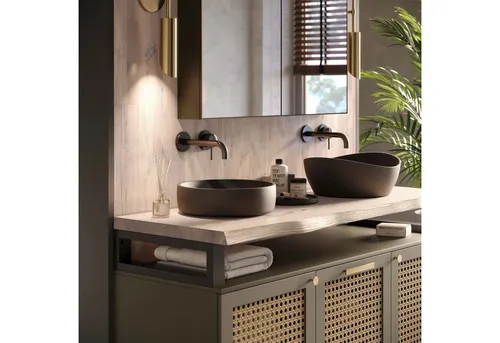 LAMO Manufaktur Waschtischplatte LWP – 40mm Massivholzplatte - Die 40mm starke Waschtischplatte aus beständigem Eschenholz überzeugt durch ihre natürliche Baumkante und individuelle Optik. Ideal als Waschtisch oder vielseitige Tischplatte, sorgt sie für zeitloses Design und hohe Funktionalität.