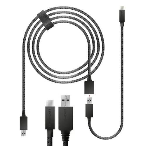 Lioncast Ladekabel Xbox / PS5, 3,5m + 0,5m Schnell-Ladekabel für Xbox
