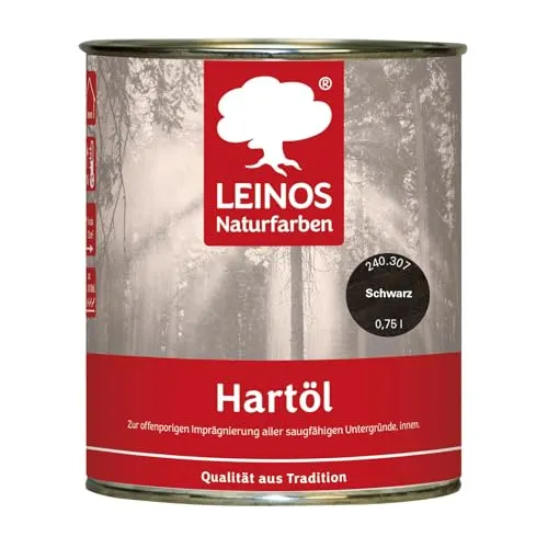 Leinos Hartöl 240 Schwarz