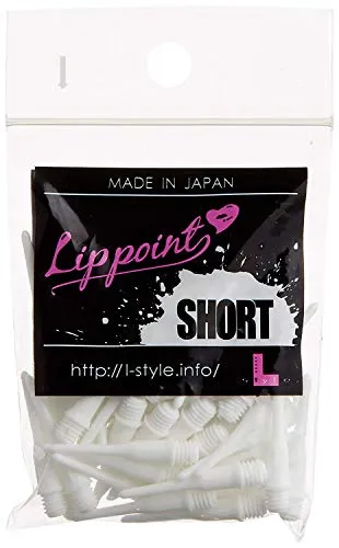 L-Style Shortlip Soft Dart Tips - White Short Set of 50 Tip Darts Short Lip Shafts by L-Style
