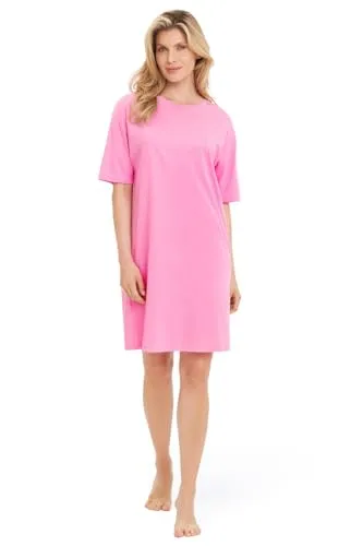 Rösch Nachthemd im sportiven Look Rosa von Rösch
