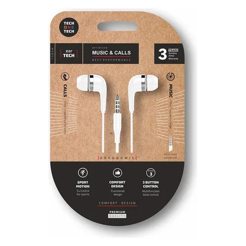 Tech One Tech Kopfhörer TEC1004 Weiss (Kabelgebunden) (65491902)