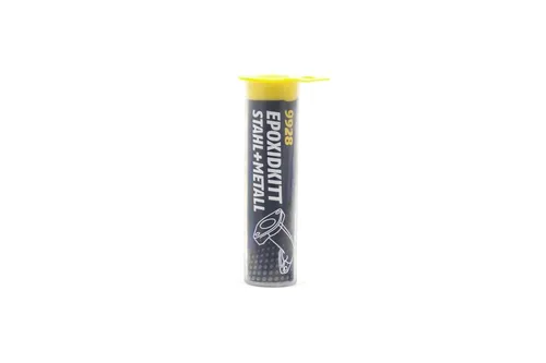 Mannol 2K Knetmasse Flüssigkleber 56g - Hochleistungs-Kleber für Metall und mehr - Klebe- & Sicherungsmittel: Vielseitige Epoxyd Knetmasse, schleifbar, überlackierbar und ölbeständig – ideal für Reparaturen an Metall, Holz, Kunststoff und mehr.