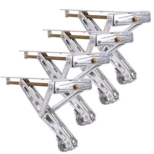 Ausdrehstütze Kurbelstütze 4er Set für Wohnwagen