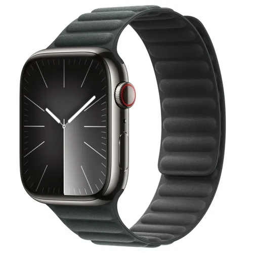Apple Armband mit Magnetverschluss für Watch 45mm S/M - Immergrün - Smartwatch Ersatzarmbänder, stilvolles Design mit Magnetverschluss für sicheren Halt und einfachen Austausch.