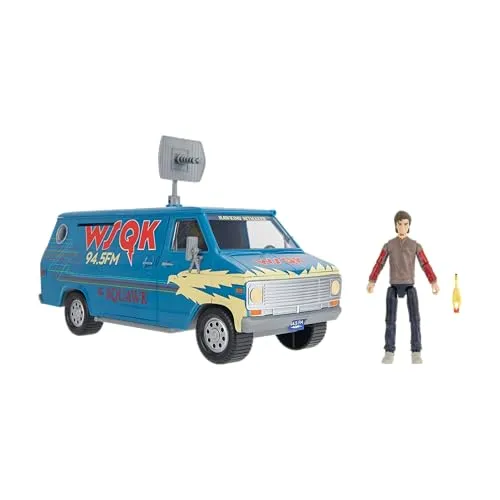 Stranger Things - STRT0073- WSQK Van Playset - 20 cm Fahrzeug mit Licht und Sound plus 10 cm Figur mit Accessoires