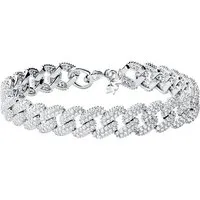 Michael Kors Damen-Armband 925er Silber Zirkonia - Elegantes Armband aus 925er Silber mit Zirkonia, perfekt für jeden Anlass und ideal als Geschenk in stilvoller Verpackung.