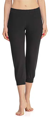 Merry Style Damen 3/4 Hose MS10-262(Schwarz, S)