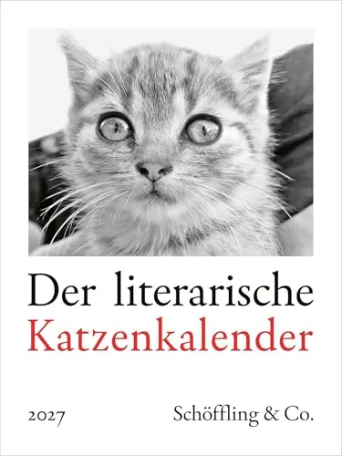 Der literarische Katzenkalender 2027 von Schöffling
