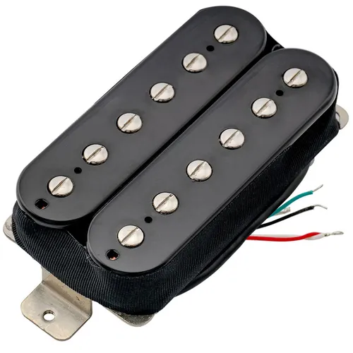Artec HBBA-TBN-BK Black Alnico 5 Uncovered Humbucker Electric Guitar Neck Pickup