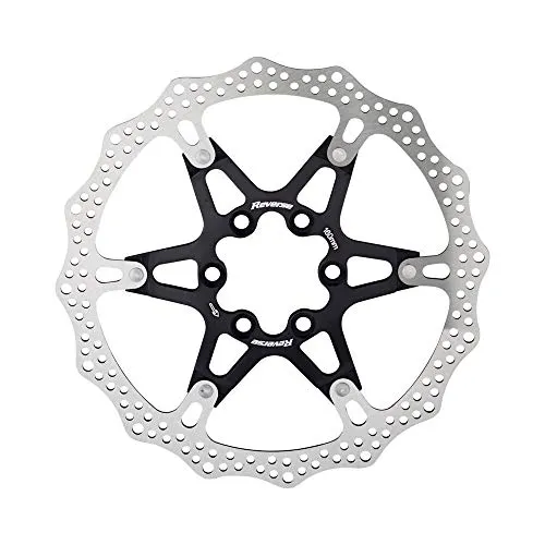 Reverse Bremsscheibe 6-Loch Aluminium/Stahl schwarz/silber