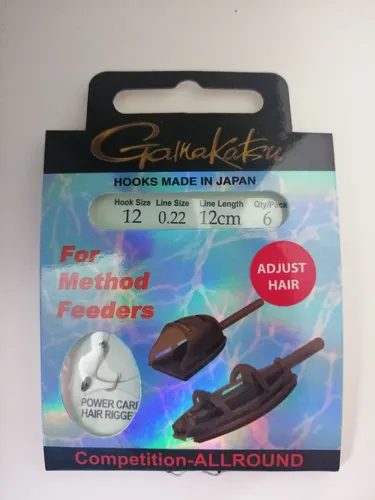 Gamakatsu gebundene Haken Competition Allroundhaken Gr.12 0,22mm 12cm