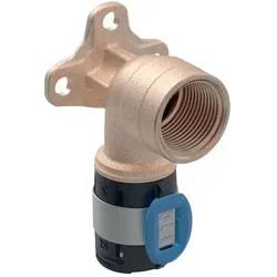 Geberit FlowFit Anschlusswinkel 620770001 DN 12, Ø 16 mm, Rp 1/2, 7,8 cm, 90Grad