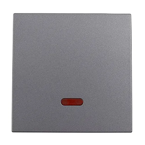 McPower Kontroll-Schalter | Shallow | 250V~/10A, Klemmanschluss, anthrazit matt, modernes Design