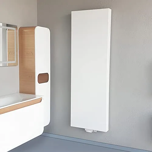 Belrad® Vertikal Design Heizkörper 1600 x 600 - Flachheizkörper Typ22 - Kompakter Flachheizkörper für Bad, Wohnzimmer oder Gäste-WC mit hoher Heizleistung von 1921 Watt. Energieeffizient und platzsparend – ideal für schmale Wandflächen.