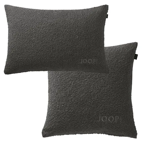 Joop! Kissenhülle J! Touch, Anthrazit, Dunkelgrau in schwarz von JOOP!