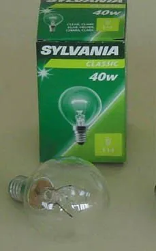 Tropfenlampe E 14 (klar * 40 Watt)