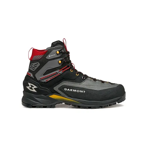 Garmont Akron Mid GTX Wanderschuhe - Wasserdichte Wanderschuhe in Schwarz/Orange, ideal für anspruchsvolle Trails und optimalen Halt bei jedem Wetter.