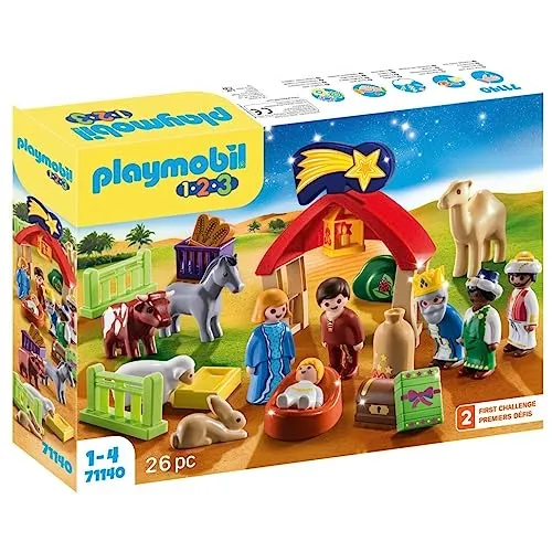 Produktbild Playmobil 1.2.3 71140 Meine Erste Krippe Advent