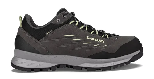 Lowa Delago GTX Low Damen Wanderschuhe - Wasserdichte Trekking-Schuhe aus Spaltleder und Textil, mit griffiger Vibram-Laufsohle für optimalen Grip auf jedem Terrain.