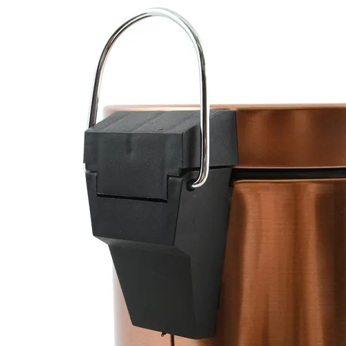 MSV Kosmetikeimer 3L Treteimer Tretmülleimer Mülleimer Abfalleimer Kupfer