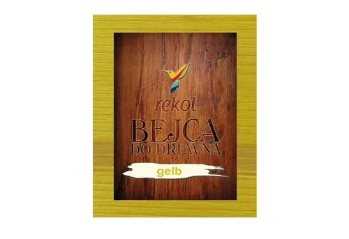 rekol Kreativset Holzbeize Möbelbeize Trockenbeize Beize Pulverbeize f. 2-3m², (1 Tüte á 18g), gelb