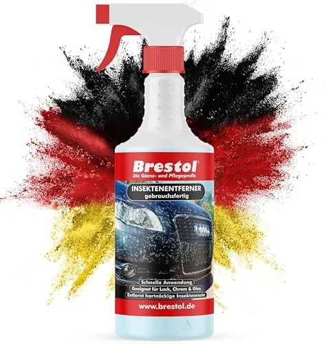 Insektenentferner 750 ml gebrauchsfertig -Effektive Reinigung von Insektenrückständen und Vogelkot, Insektenlöser Polycarbonat geeigneter Insektenreiniger Vogelkotentferner Spezialreiniger alkalisch