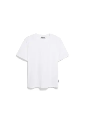 ARMEDANGELS Damen T-Shirt LUALAA - Bio-Baumwolle Regular Fit White - T-Shirts für Damen, nachhaltig aus 100% Bio-Baumwolle, GOTS-zertifiziert für umweltbewusste Mode.