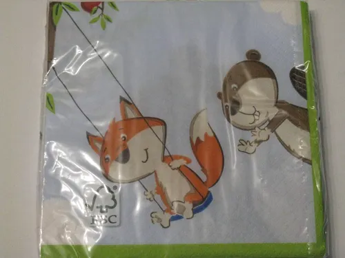 Servietten OVP Fuchs und Biber 20