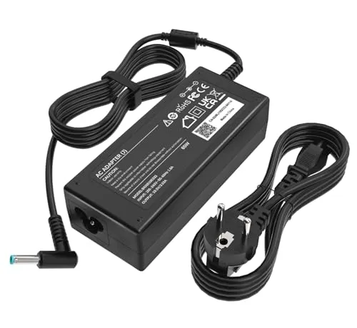 65W Laptop Ladekabel Netzteil Kompatibel für HP Elitebook 840 850 G3 G4 G5 Probook 430 440 450 G3 G4 G5 G6 G7 Pavilion x360 11 13 15 Envy Spectre 741727-001 710412-001 Charger Adapter Ladegerät