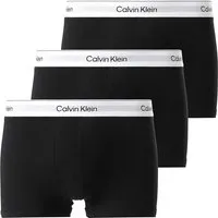 Calvin Klein Herren Boxershorts 3er Pack - Relaxed Trunk, Icon Stretch - Herrenunterhosen, aus der Icon Stretch Kollektion, bieten ultimativen Tragekomfort durch weiche Stretch-Baumwolle und einen elastischen Logo-Bund.