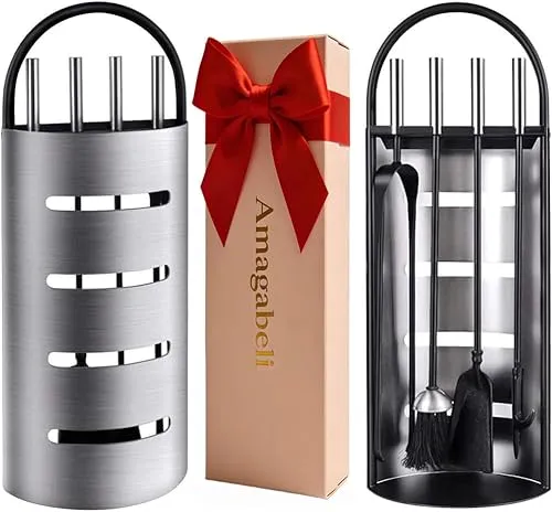 Amagabeli 5-tlg. Kaminbesteck Set aus Edelstahl von Amagabeli Garden Home