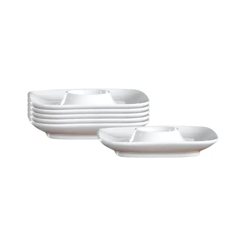 Eierteller 6er Set Arena - Ritzenhoff & Breker - Eierbecher Set aus hochwertigem Porzellan in elegantem Weiß. Ideal für den täglichen Gebrauch und spülmaschinenfest, für stilvolle Frühstücke.