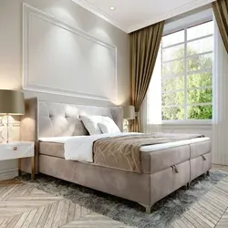 Boxspringbett Doppelbett LIND 180x200cm - Stilvolles Boxspringbett mit Bonellfederkernmatratze und zwei praktischen Bettkästen für optimalen Stauraum, ideal für komfortables Schlafen und Entspannen.