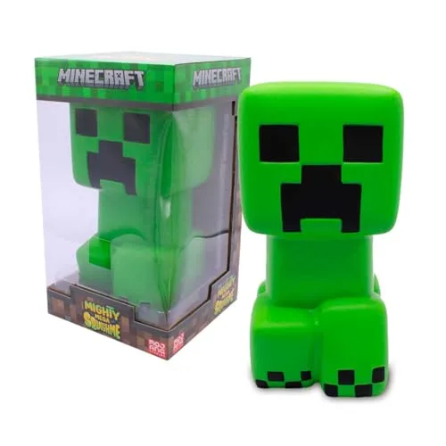 Minecraft Mighty Mega Squishme (Creeper) - Stressball - Squeeze Toy in Creeper-Design, ideal zur Stressbewältigung und für Minecraft-Fans.