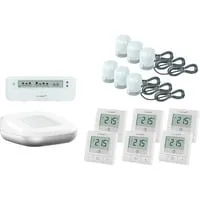 Homematic IP Starter Bundle Fußbodenheizung – Smart-Home-Zubehör für 6 Räume - Umfassendes Smart-Home-Bundle mit Homematic IP Access Point und Heizungssteuerung. Optimal für individuelle Temperaturregelung in jedem Raum. Einfache Installation und Nutzung über die intuitive App.
