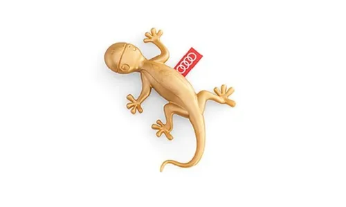 Audi Duftgecko, Duftspende, gold, aromatisch-zimtig