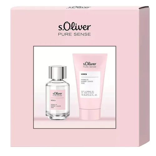 S.Oliver® Pure Sense Damen Set Eau de Toilette 30 ml Natural Spray & Duschgel 75