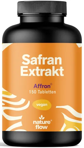 Nature Flow Safran Extrakt 150 Tabletten 30mg AFFRON vegan