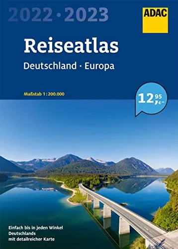 ADAC Reiseatlas 2022/2023 Deutschland 1:200.000, Europa 1:4,5 Mio. (ADAC Atlas)
