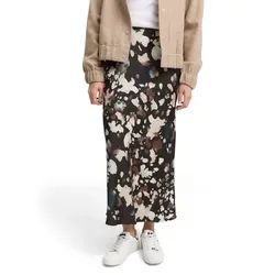 TOM TAILOR Denim 1047737 Midi Rock, 38387-Abstract Print, L - Damen Midi-Rock von Tom Tailor mit optimaler Passform und hohem Tragekomfort, perfekt für lässige und elegante Anlässe.