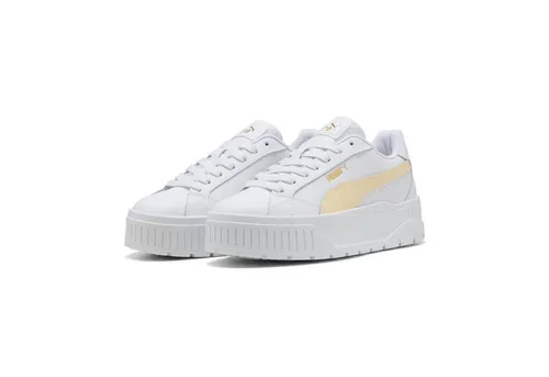 PUMA Damen Karmen II L Sneaker, White-Creamy Vanilla, 38.5 EU - Damen-Sneaker mit modernem Design und hervorragendem Tragekomfort, perfekt für den Alltag oder sportliche Aktivitäten.