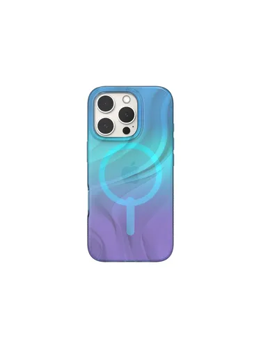 Milan Snap für Apple iPhone 16 Pro - Handyhülle mit hinterer Abdeckung, kompatibel mit MagSafe und aus Graphen, in der Farbe deep aurora für optimalen Schutz und Stil.