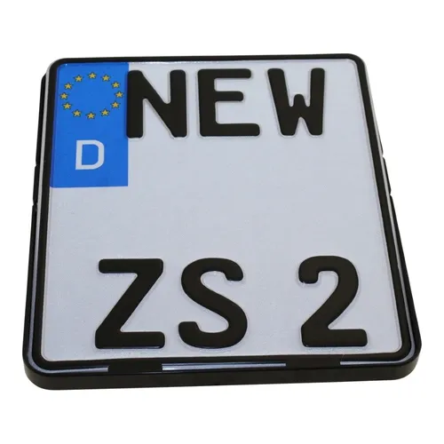 Kennzeichenhalter Motorrad 180 x 200 Kennzeichen-Platte Nummernschildhalter NEU