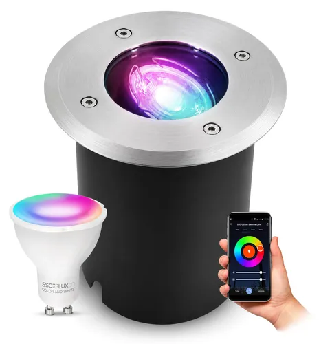 SSC-LUXon JUAVI LED Gartenstrahler mit WLAN RGB GU10 5W von SSC-LUXon